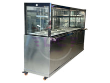 Load image into Gallery viewer, Fully Stainless Steel Bain Marie Food Display Cabinet