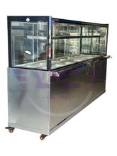 Load image into Gallery viewer, Fully Stainless Steel Bain Marie Food Display Cabinet