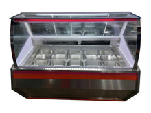 Load image into Gallery viewer, Stainless Steel Ice Cream Display Freezer - Cooler