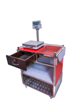 Load image into Gallery viewer, Cashier Counter With Electric Scale Stand