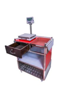 Cashier Counter With Electric Scale Stand
