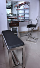Load image into Gallery viewer, Stainless Steel Salon Mirror With Lockers
