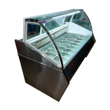 Load image into Gallery viewer, Stainless Steel Ice Cream Display Freezer - Cooler