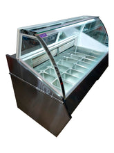 Load image into Gallery viewer, Stainless Steel Ice Cream Display Freezer - Cooler
