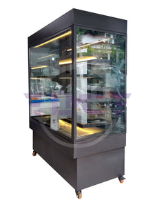 Upright Cake Display Chiller - Cooler - 4 Shelves - Painted Base