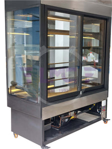 Upright Cake Display Chiller - Cooler - 4 Shelves - Painted Base