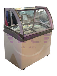Ice Cream Display Freezer - Cooler - 9 Trays