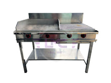 Load image into Gallery viewer, Stainless Steel Kottu/Dosa/Roti Grill with BBQ Grill Combination Stove
