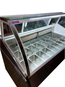 Stainless Steel Ice Cream Display Freezer - Cooler